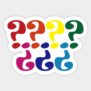 Question Rainbow Sticker